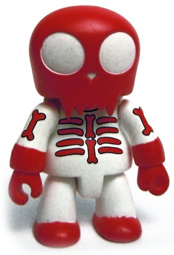 Red Bones Toyer figure, produced by Toy2R. Front view.