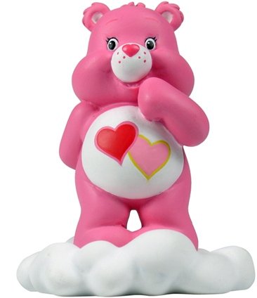 Love-a-lot Bear On Cloud figure by Play Imaginative, produced by Play Imaginative. Front view.