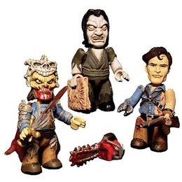 Army of Darkness Set figure, produced by Mezco Toyz. Front view.