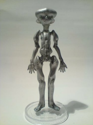 Inochi figure by Takashi Murakami, produced by Kaiyodo. Front view.
