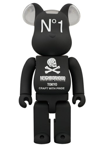 Neighborhood Be@rbrick 400% figure, produced by Medicom Toy. Front view.