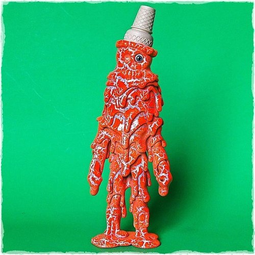 Ice Scream Melt Man Monster figure by Brutherford X Honkeylips (Kevin Herdeman). Front view.