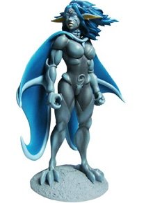 The Shadowchild Figurine figure by D-Rod, produced by Patch Together. Front view.