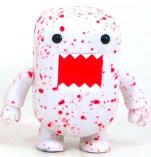 Red Fleck Domo figure by Dark Horse Comics, produced by Toy2R. Front view.