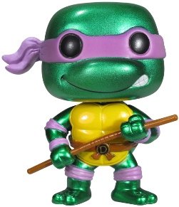 Donatello - SDCC 2013 figure, produced by Funko. Front view.