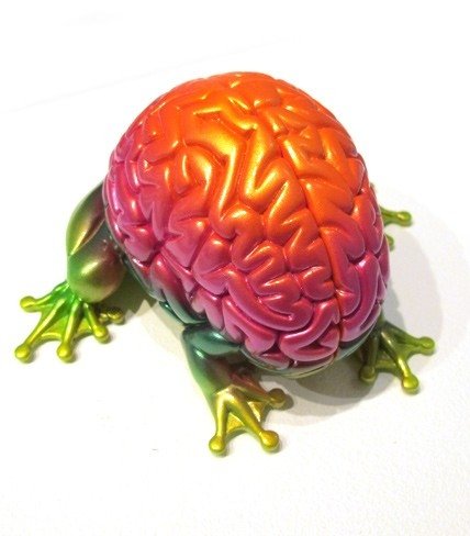 Jumping Brain 5 Hp Resin D figure by Emilio Garcia. Front view.