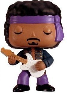 Purple Haze - Jimi Hendrix figure, produced by Funko. Front view.