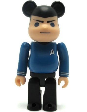 Spock - SF Be@rbrick Series 19 figure, produced by Medicom Toy. Front view.