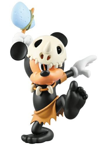Mickey Mouse Dinosaur ver. - VCD No.147 figure by Disney, produced by Medicom Toy. Front view.