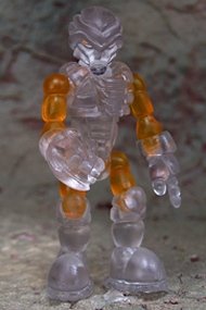 Cyber Ghost Exellis figure, produced by Onell Design. Front view.