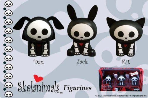 Skelanimals Figurines - Box Set figure by Mitchell Bernal, produced by Toynami. Front view.