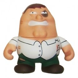 Peter Griffin - Chase figure, produced by Kidrobot. Front view.