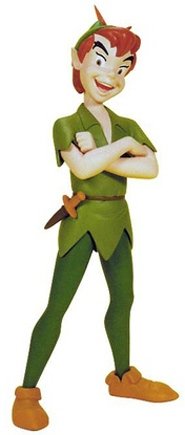 Peter Pan - VCD No.33 figure by Disney, produced by Medicom Toy. Front view.