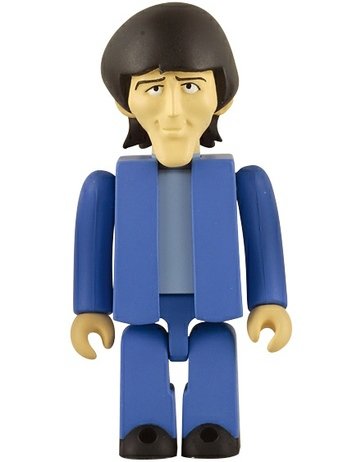 George Harrison Kubrick 100% figure, produced by Medicom Toy. Front view.