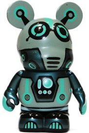 Circuit Bot - Chase figure by Oskar Mendez, produced by Disney. Front view.