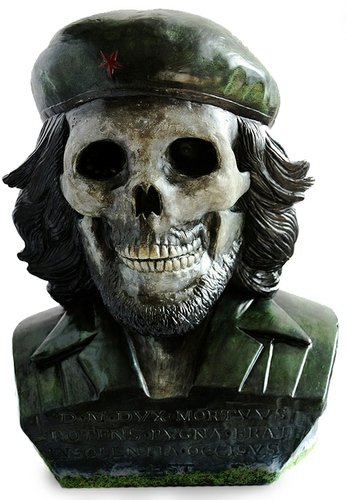 Dead Che Mossy Rotten figure by Don P, produced by Ultraviolence. Front view.