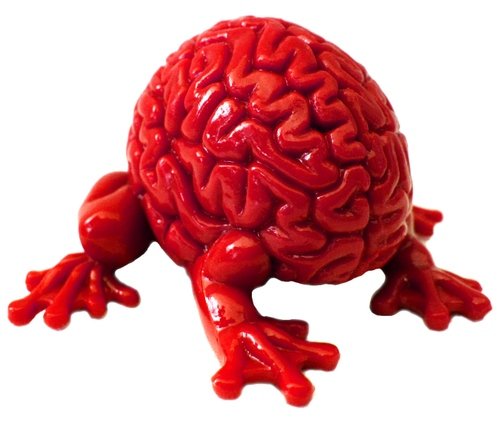 Jumping Brain figure by Emilio Garcia, produced by Toy2R. Front view.