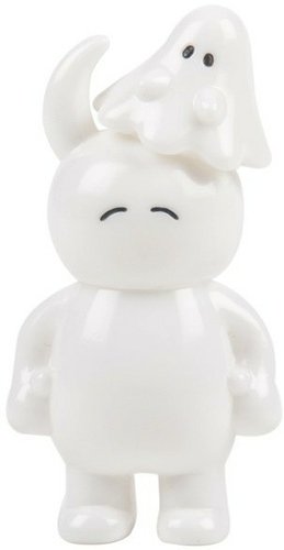 Uamou & Boo - White (Happy)  figure by Ayako Takagi, produced by Uamou. Front view.
