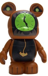 Haunted Mansion Clock figure by Derek Lesinski, produced by Disney. Front view.