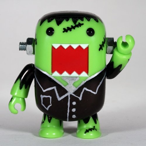 Frankenstein Domo figure by Cazm, produced by Toy2R. Front view.