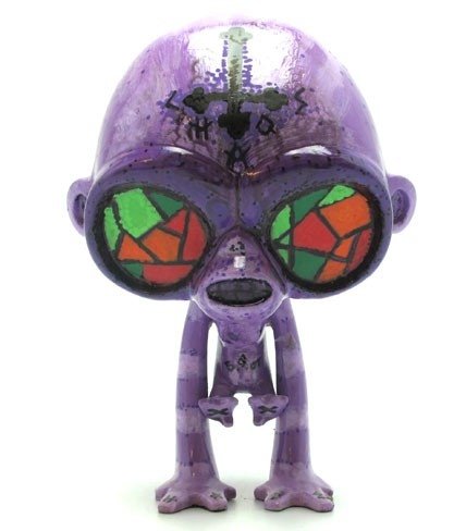 Chaos Monkey Custom figure by Ilk. Front view.