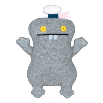 Sailor Babo - Little, Grey figure by David Horvath X Sun-Min Kim, produced by Pretty Ugly Llc.. Front view.