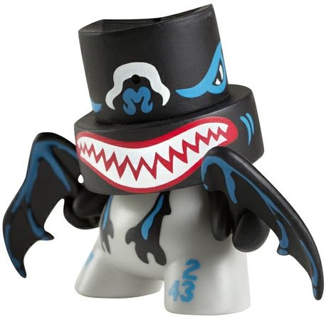 Vampire Bats Fatcap figure by Flying Fortress, produced by Kidrobot. Front view.