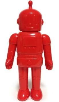 Ace Robo - Unpainted Red figure by Koji Harmon (Cometdebris), produced by Cometdebris. Front view.