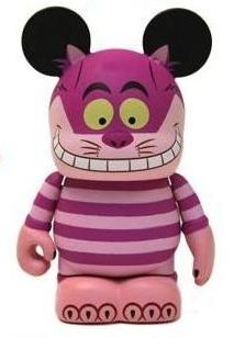 Cheshire Cat figure by Thomas Scott, produced by Disney. Front view.