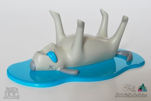 Dead Dog Turquoise (ToyCon UK Exclusive) figure by Robotics Industries (Jim Freckingham), produced by Robotics Industries (Jim Freckingham). Front view.