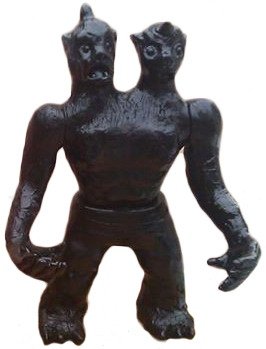 Yakonimonz - Black figure by Ministry Of Kongz. Front view.
