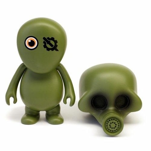 Germ - Rotofugi Squadt Assembly figure by Ferg, produced by Playge. Front view.