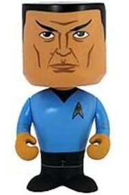 Spock Nodnik figure, produced by Funko. Front view.