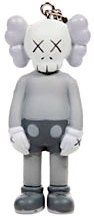 Companion Keychain - Mono figure by Kaws, produced by Original Fake. Front view.