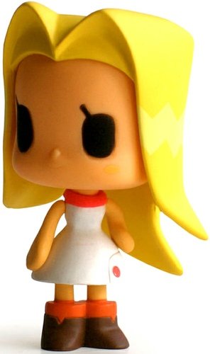 Lou figure by Ohm, produced by Muttpop. Front view.