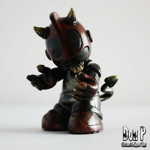 develliz figure by Don P, produced by Kidrobot. Front view.