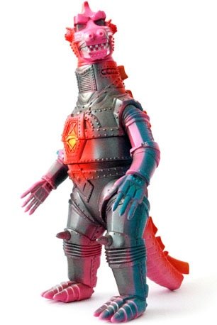 MechaGodzilla figure by Tim Biskup, produced by Marmit. Front view.