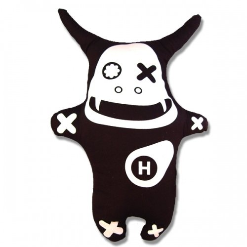 Demon Cow - Black Version figure by Jaime Hayon, produced by Toy2R. Front view.