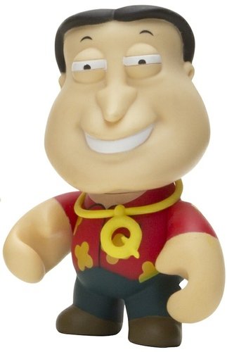 Quagmire figure, produced by Kidrobot. Front view.