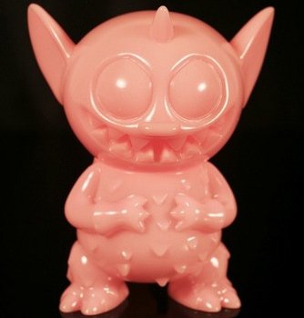 Power Mister - LuckyBag 10 GID figure by David Horvath X Sun-Min Kim, produced by Super7. Front view.