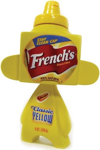 Frenchs Mustard Mad*L figure by Sket One. Front view.