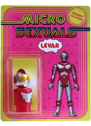 Levar figure by Sucklord, produced by Suckadelic. Front view.