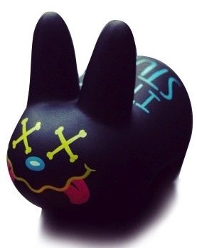 Labbit - Stupidity  figure by Kronk, produced by Kidrobot. Front view.