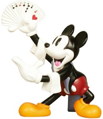 Magician Mickey figure by Disney, produced by Medicom Toy. Front view.