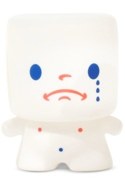 You dont Love Me figure by 64 Colors, produced by Squibbles Ink & Rotofugi. Front view.