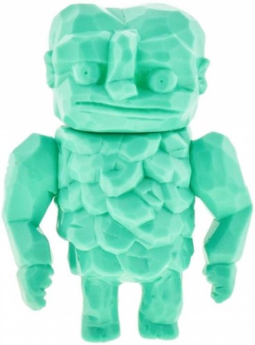 Karakuri - Unpainted Turquoise, Cotton Candy Machine  figure by Grody Shogun, produced by Lulubell Toys. Front view.