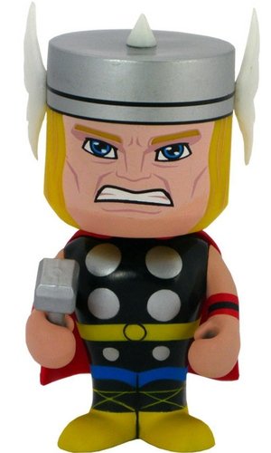 Thor figure by Marvel, produced by Funko. Front view.