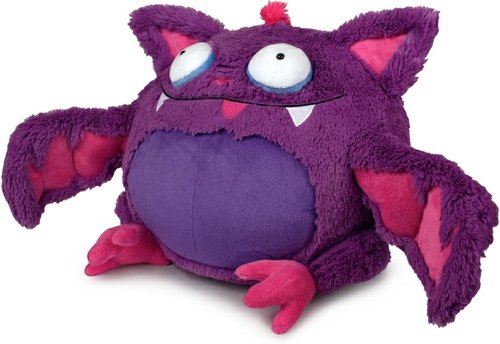 Batty figure by Andrew Bell, produced by Squishable Inc.. Front view.
