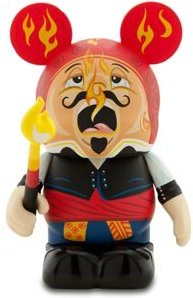 Fire Eater figure by Gerald Mendez, produced by Disney. Front view.