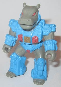 Hummungus Hippo figure, produced by Hasbro. Front view.
